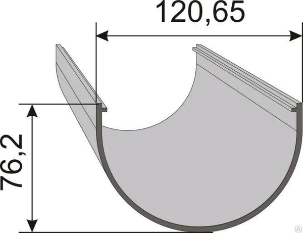 Фото Желоб водосточный 3000 мм