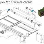 фото Корпус втулки N267 POD-ODL-000015 для новозоразбрасывателей Metal-Fach N-267