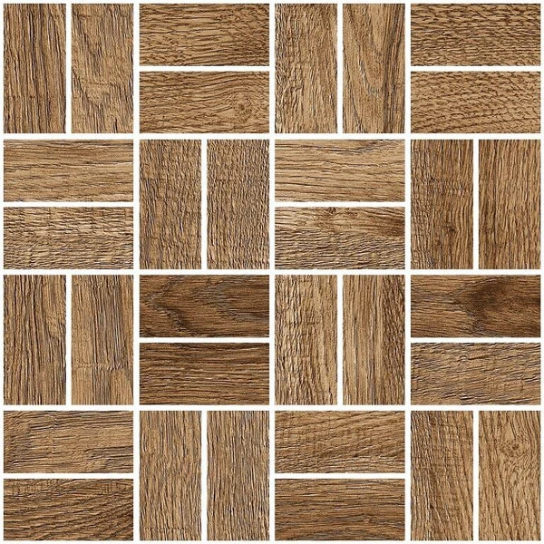 Фото Керамический гранит GRASARO Italian Wood 245x245 мозаика G-252/SR/m12