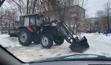 Фото Щетка Мтз 82 услуги трактора