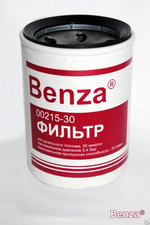 Фото Фильтр тонкой очистки топлива Benza 00215-30 (дизтопливо)