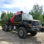 фото Кран-манипулятор Mercedes-Benz Zetros 2733 A + HMF 2430