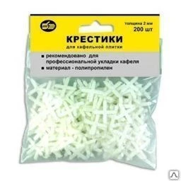 Фото Крестики для плитки пластм. 3,0мм (150шт) 888 (100) (1)