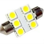 фото Светодиодная лампа салона С5W 6SMD 31мм