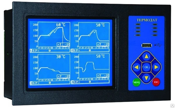 Фото Прибор Термодат-19Е5/4УВ/4В/4Т/5РС/485/4М/F
в