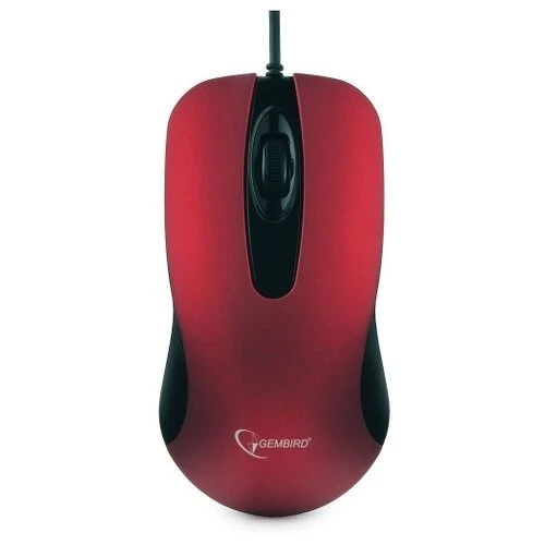 Фото Мышь Gembird MOP-400-R Red USB