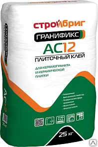 Фото Гранификс AC12 - 25 кг Плиточный клей Стройбриг