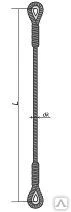 Фото Строп канатный петлевой СКП 2,5 метра 3 тонны