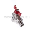 фото Кран шаровой BASE угловой с полусгоном 3/4" вн.-нар.(уп.10/160) Valtec