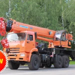 фото Автокран КЛИНЦЫ КС 65719-5К NEW на шасси КАМАЗ 65222-43 (40 тн.)
в