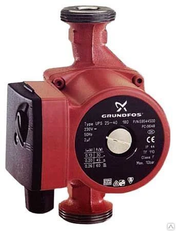 Фото Циркуляционный насос Grundfos UPS 25/40 (с гайками)