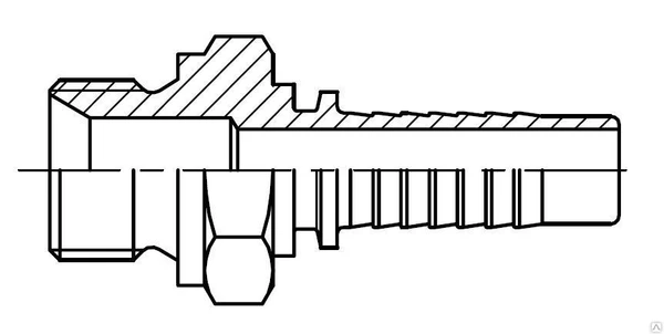 Фото Фитинг BSP прямой Штуцер