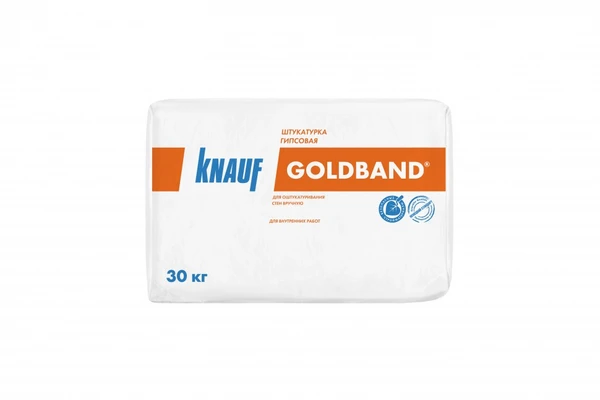 Фото Штукатурка гипсовая Knauf Goldband (ГОЛЬДБАНД), 30кг