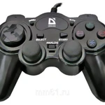 фото Геймпад Defender GAME RACER TURBO RS3 2 джойстика, 12 кн., USB-PS2/3 (64251)