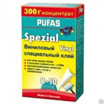 Фото Клей EURO 3000 виниловый специальный 300г PUFAS