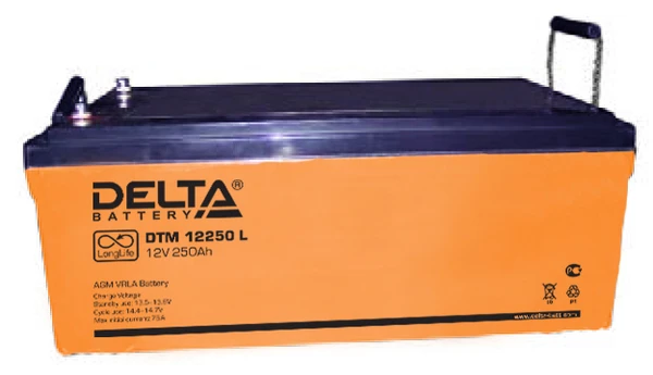 Фото Аккумулятор DELTA DTM 12250 L (250Ач, 12В)