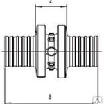 фото Соединительная муфта Rehau Rautitan равнопроходная 16 РХ