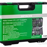 фото Набор инструмента HITACHI 1/2 и 1/4 73 предм