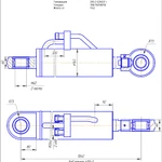 фото Гидроцилиндр ковша ЦГ-125.60х400.11 (ТО-18А.06.01.000)