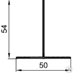 фото Т-профиль 50х54х1,7