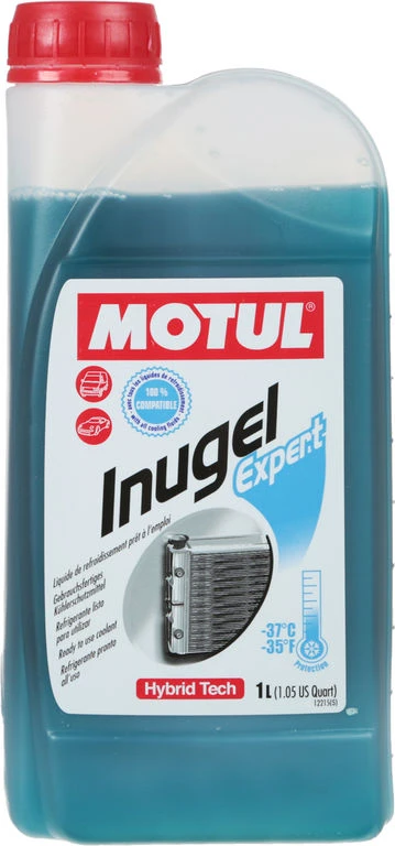 Фото Охлаждающая жидкость MOTUL Inugel Expert -37 (сине-зеленый) 1л. 102927