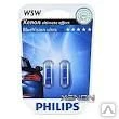 Фото Philips W5W Blue Vision 3400K (2шт.) ксенон