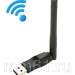 фото ТВ адаптер беспроводной Perfeo  "CONNECT" USB-WiFi для DVB-T2 приставок с поддержкой IPTV, чипсет MT7601ТВ (PF_A4529)