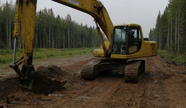 Фото Аренда экскаватора. Копка, демонтаж, планировка.