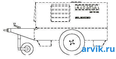 Фото Комплект колес для MOSA TS 350 SD/EL и MOSA TS 400 SC/EL