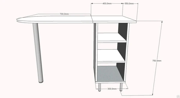Фото Маникюрный стол № 45 Собственное производство