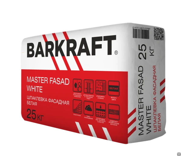 Фото Шпаклевка BARKRAFT "MASTER FASAD" (25 кг)