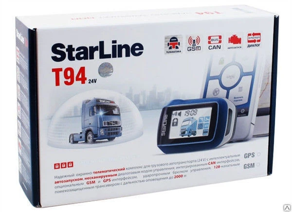 Фото Автосигнализация StarLine T94 (24В)