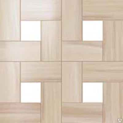 Фото Мозаика Atlas Concorde Aston Wood Bamboo Mosaic Lap 45x45 Бежевый