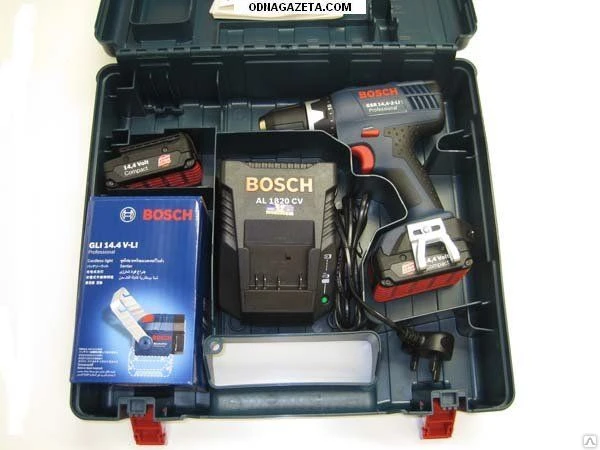 Фото Дрель аккумуляторная BOSCH GSR 14,4 V-LI L-BOXX Professional 1.5Ач