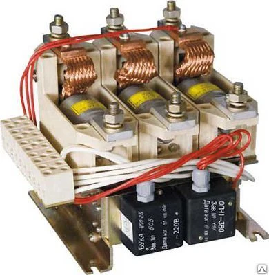 Фото Контактор вакуумный КВ1,14-4,0/400А 3-пол. реверс вертик. 220/380В, (аналог