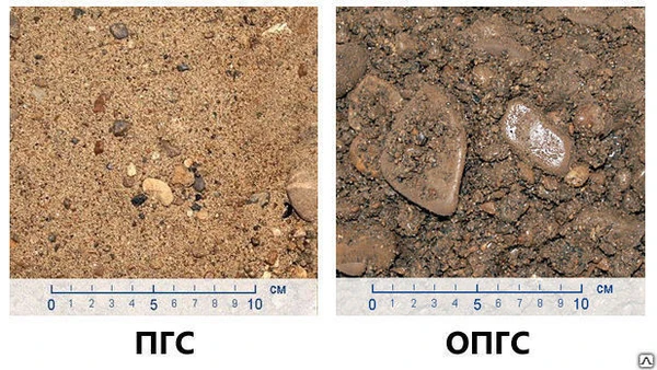 Фото Песчанно-гравийная смесь навалом куб м3