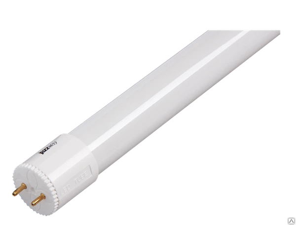 Фото LED трубки PLED T8- 600R 10w FROST 4000K (-) 180-265V/50Hz (алюм) Al