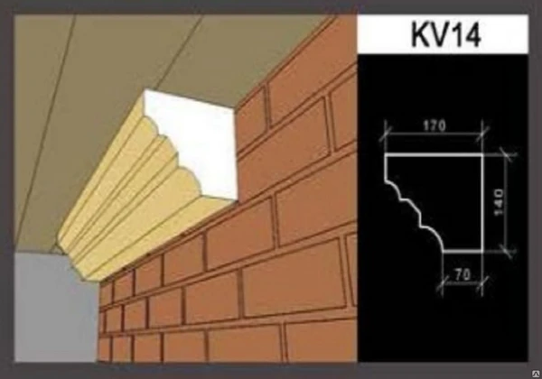 Фото Карниз венчающий KV14