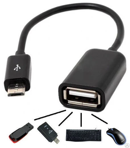 Фото OTG CABLE под USB выход для micro USB