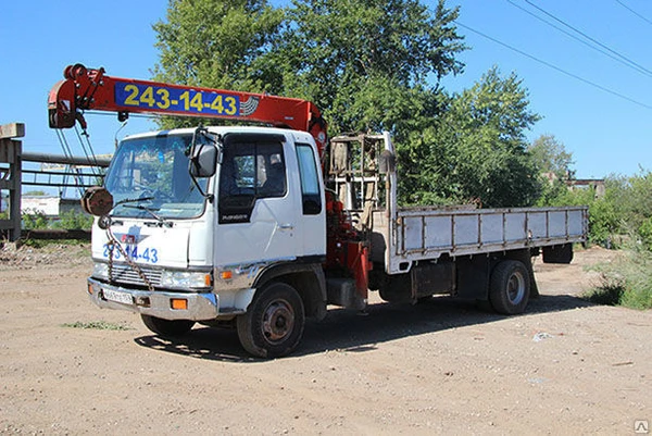 Фото Кран-борт HINO RANGER стрела 3 т, борт 5 т.