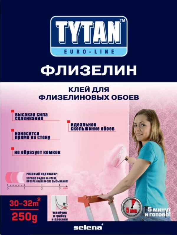 Фото Клей Tytan Euro-line ФЛИЗЕЛИН 250г