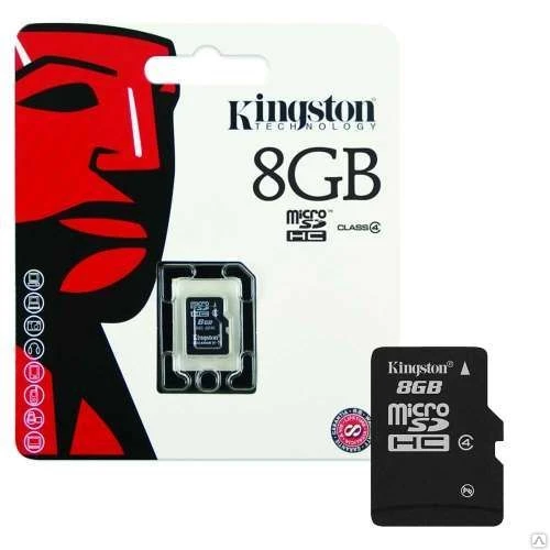 Фото Карта памяти microSDHC 8Gb Kingston Class 4