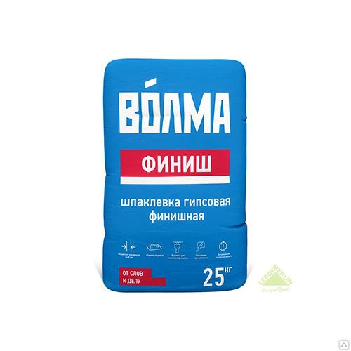 Фото ВОЛМА Смесь сухая гипсовая отделочная Волма-финиш (25кг) VOLMA Group Corpor