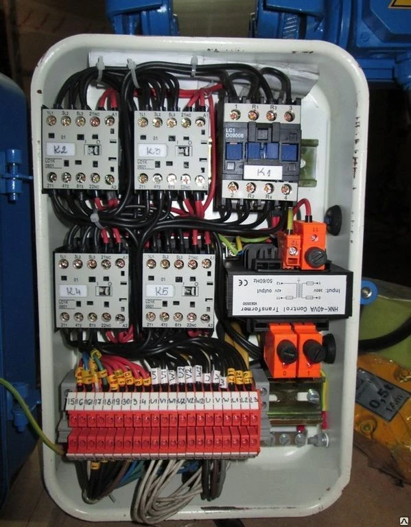 Фото Блок-управления в сборе для односкоростной тали с эл. тележкой 380V 3,2т