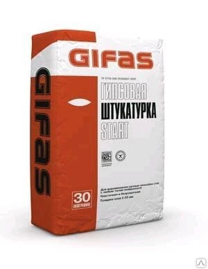 Фото Штукатурка гипсовая GIFAS START