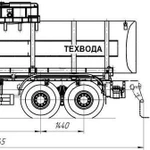 фото АЦН-19 "ТЕХВОДА" Урал 63701-1951