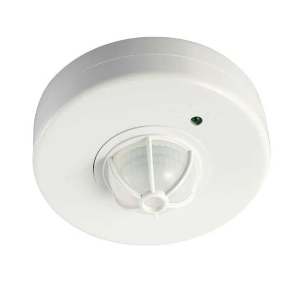 Фото Датчик движения PMS-IR 024 1200Вт 360град. 2-6м IP20 WH JazzWay 5012974