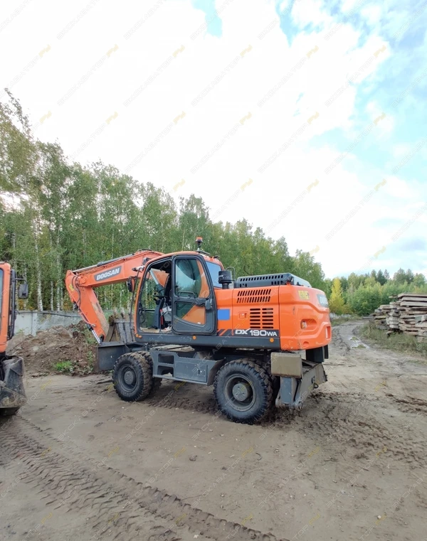 Фото Аренда колесного экскаватора Doosan DX190W, Казань