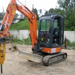 фото Аренда миниэкскаватора Hitachi ZX 27U-3