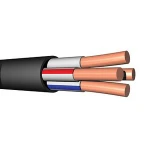 фото Кабель силовой 4х 4 кв.мм медный 0,66 кВ с ПВХ изоляцией негорючий с низким дымо- и газовыделением (Энергокабель)